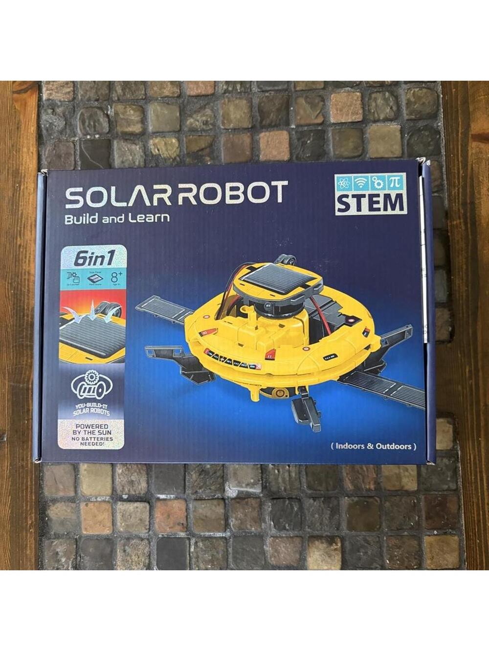 6-in-1 Solar Robot STEM Building Kit Space Station Rover Astronaut
